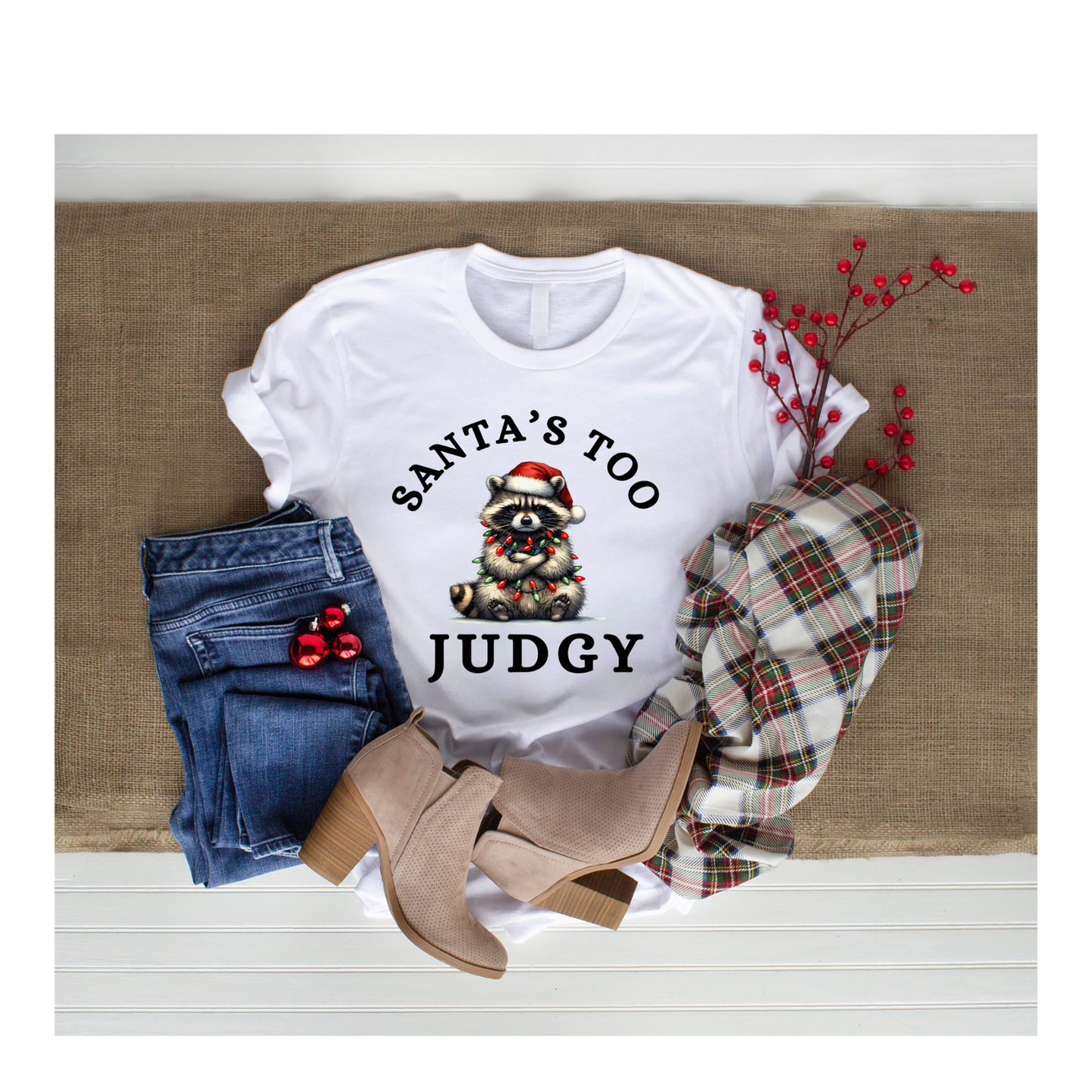 Santa's too Judgy T-shirt