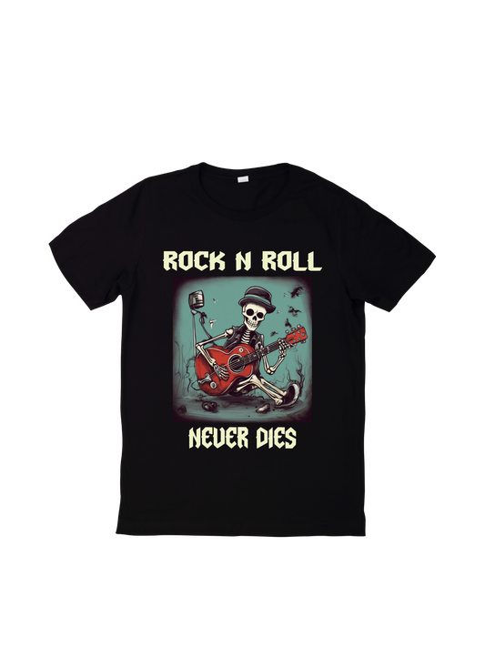 ROCK N ROLL NEVER DIES T-SHIRT