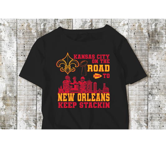 On the road to New Orleans KC Shirt